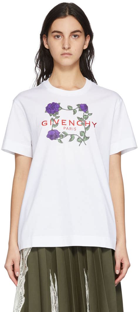 givenchy rose logo t shirt|vintage Givenchy t shirt.